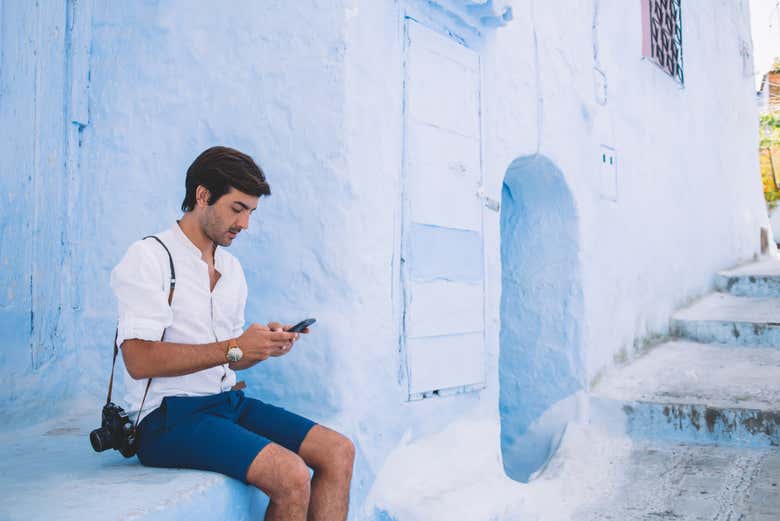 Chattando da Chefchaouen
